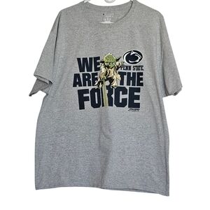 Penn State x Star Wars We Are The Force Yoda Tee Gray Size XL Champion